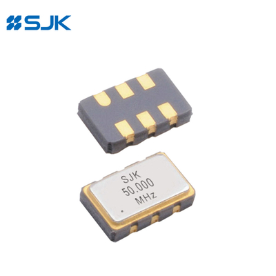 SMD 5032 VCXO met CMOS-uitgang 6 pads 75.000MHz 3.3V -40~+85°C ±25ppm Voor Sever