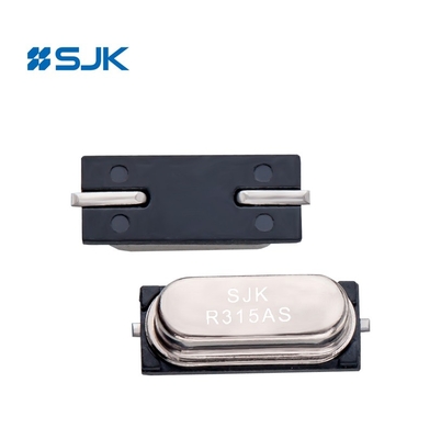 HC-49SMD zaagresonator met 433,92MHz ±75KHz tolerantie voor communicatie