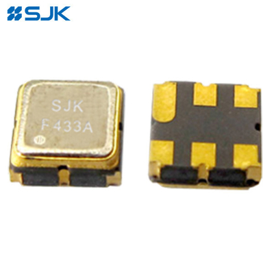 SMD DCC6 SAW Filter 3.8 X 3.8 Breed frequentiebereik RoHS-conform